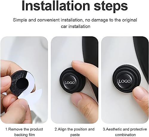 Image of BRAINLE Rubber Shock Absorber for Car Door Protection Guard Accessories and Gadgets, Durable Pads and Protectors for A3, A4, A6, Q3, Q5, Q7, S5, Q8, A8, RS5, e-tron