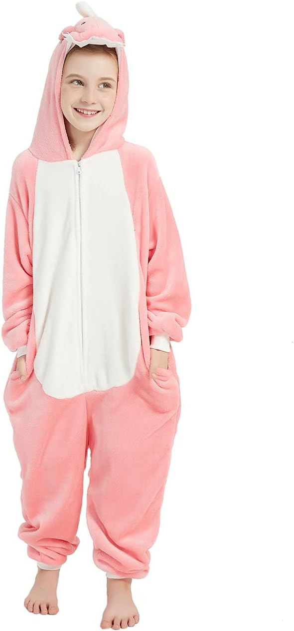 Kids Dinosaur Onesie T-Rex Dragon Animal Costume Girls Pajamas Boys One Piece Cosplay Halloween Christmas - Image 6