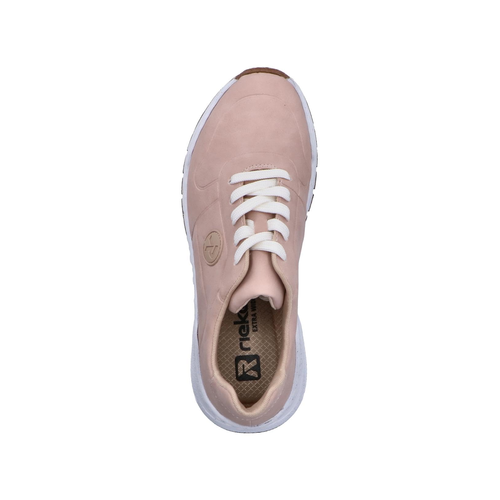 Rieker Mujer Zapatillas M4903, señora Zapatillas Bajas,Plantilla Desmontable