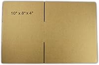 Vista 5 de EcoSwift 5 cajas de embalaje de la cartulina acanalada 10x8x4 que envían por correo los cartones móviles de la caja de envío