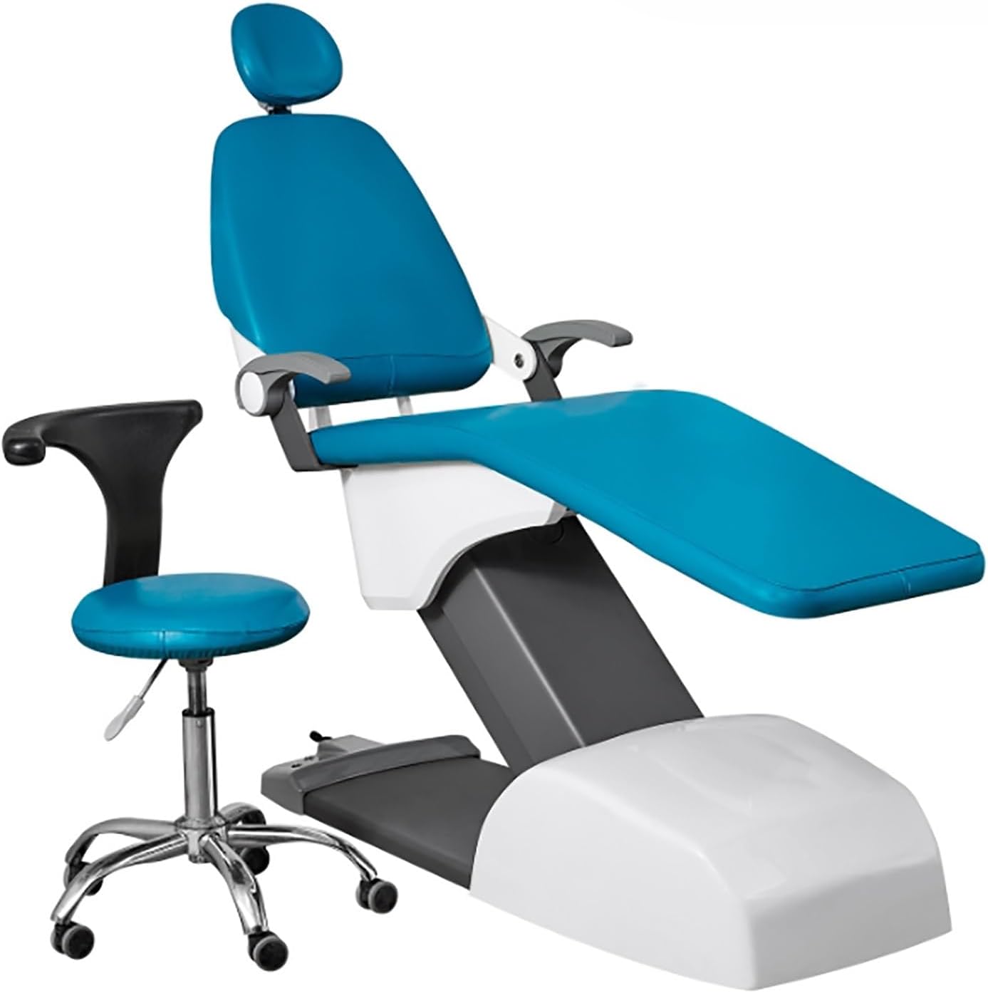 4 Pcs/Set Dental Chair Cover Protective Full Dental Chair Cover Dental Pu Leather Cover, Waterproof Full Advanced Dentist Equipme Protector, Keep Your Chair Free from Pollution (Color : C)