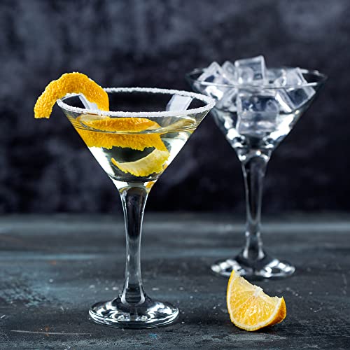 Volarium Martini Glasses Set Of 4, Classics 4 Piece Martini Set, Perfect Cocktail Glasses, 6 Ounce Capacity #TOP1