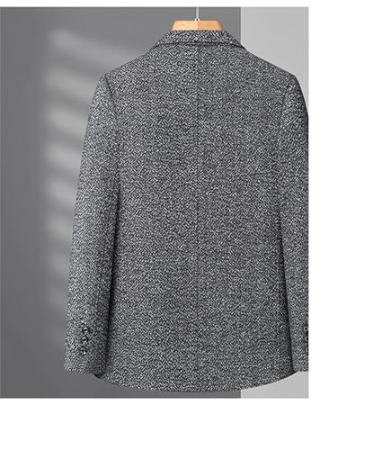 Men Plus Size Suit Jacket Spring Autumn Business Casual Loose Handsome Daily Lapel Single Breasted Coat2