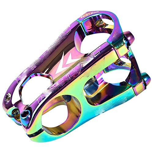 QSWL Colorido del Manillar De La Bicicleta, 31,8 * 800 Mm DH Descenso De Velocidad De Subida Manillar De La Bici MTB Manillar Montaña Bici del Camino del Arco Iris del Manillar,31.8x50mm Stem