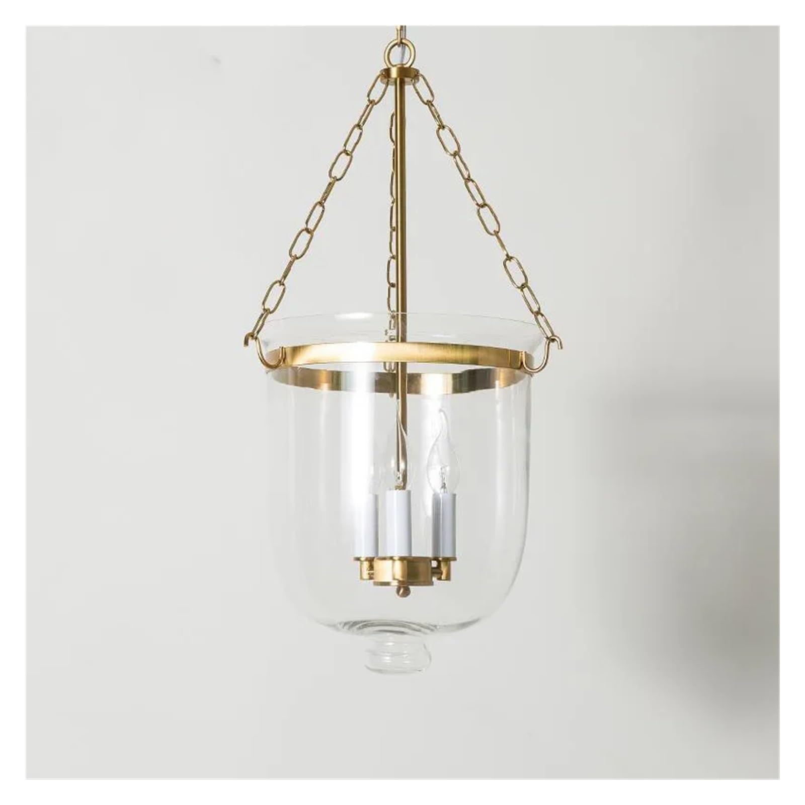 MESOVFCA American Retro Dining Room Chandelier Dining Table Hallway Light Aisle Bedroom Glass Chandelier