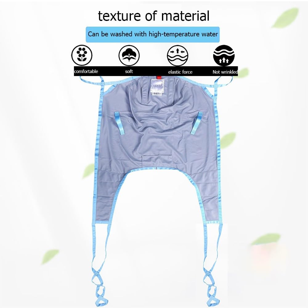 Arnés Elevación Paciente Cuerpo Completo, Eslinga De Elevación para Paciente Y Minusválido Grúa De Paciente para Posicionamiento Y Elevación De La Cama Enfermería