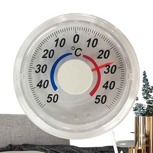 Termografía De Ventanas Al Aire Libre: Medidor De Marcado Analógico Clásico, Lector De Doble Escala Claro, Dispositivo De Monitoreo Meteorológico, Herramienta De Montaje | Medidor De Temperatur