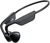 Audífonos de conducción ósea, open ear Bluetooth 5.3 con micrófono, 12 h de reproducción, IPX7 resistentes al sudor y al agua, deportivos para correr, caminar, ciclismo, gimnasio 1