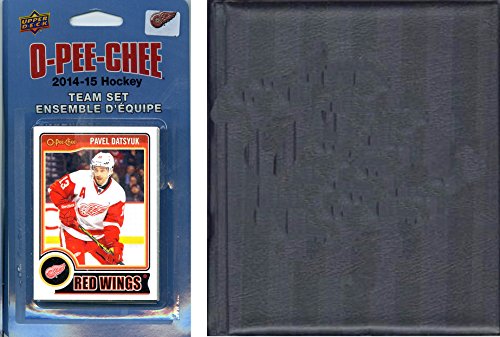 NHL Detroit Red Wings 2014 O-Pee-Chee Team Set and A Storage Album, Brown, One Size