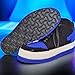 Low-Top Knitted Sneaker Slippers - Basketball Fan's Custom Gift - Handmade Warm Winter Wool Blend Slipper Socks - AJ1 Blue Sneaker Plush Slippers House Unisex Shoes - Fuzzy Casual Winter Warm Booties