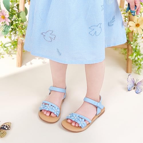 Image of GINFIVE Toddler Girls Sandals Girls Toddler Sandals Little Girls Kids Shoes