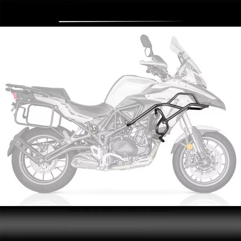 Paramotore Tubolare Per Benelli Per TRK502X Protezione Motore Barra Protezione Paraurti Superiore Inferiore Moto Anticaduta Motorcycle motore Paraurti