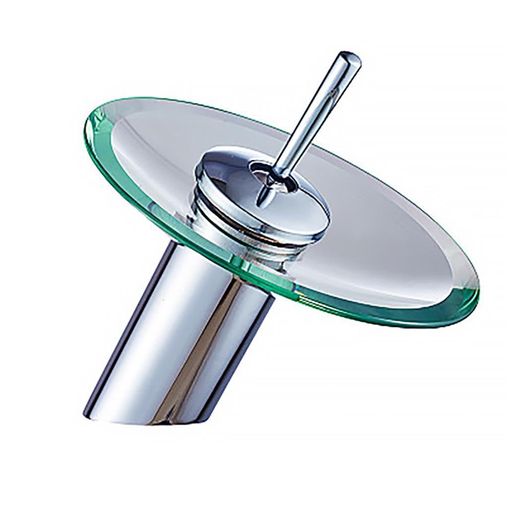 Robinet de lavabo monotrou en chrome poli pour la maison et l'hôtel