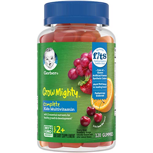Gerber Good Start Infant Formula Grow Mighty Complete Kids Multivitamin, 120Count