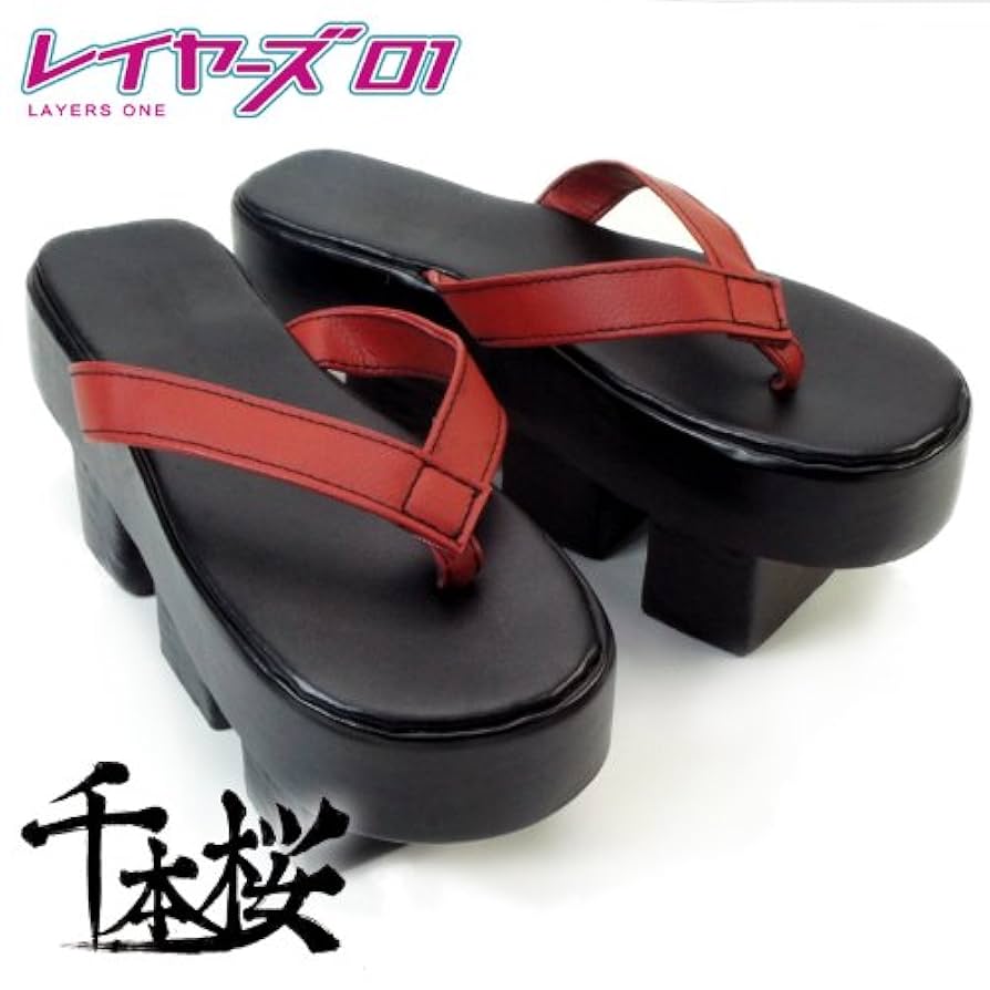 Amazon | コスプレ VOCALOID千本桜 MEIKO メイコ(花魁Ver) 下駄