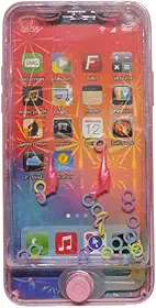 Brinquedo Aquaplay Infantil De Plástico Celular Aqua jogo das argola mini game (ROSA)