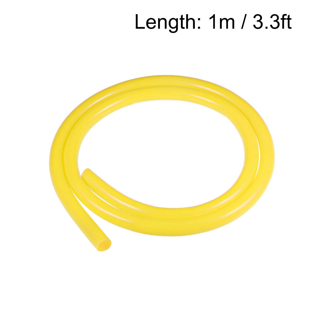 Sourcing Map Silicone Tuyau 1/2"(12mm) ID X 5/8"(16mm) OD 3.3pied