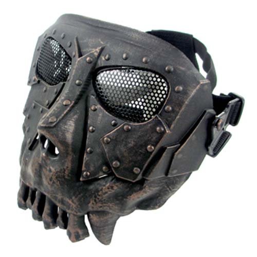 Masque de crâne Ver.4 cuivre noir authentique pour remplacer les accessoires fragiles