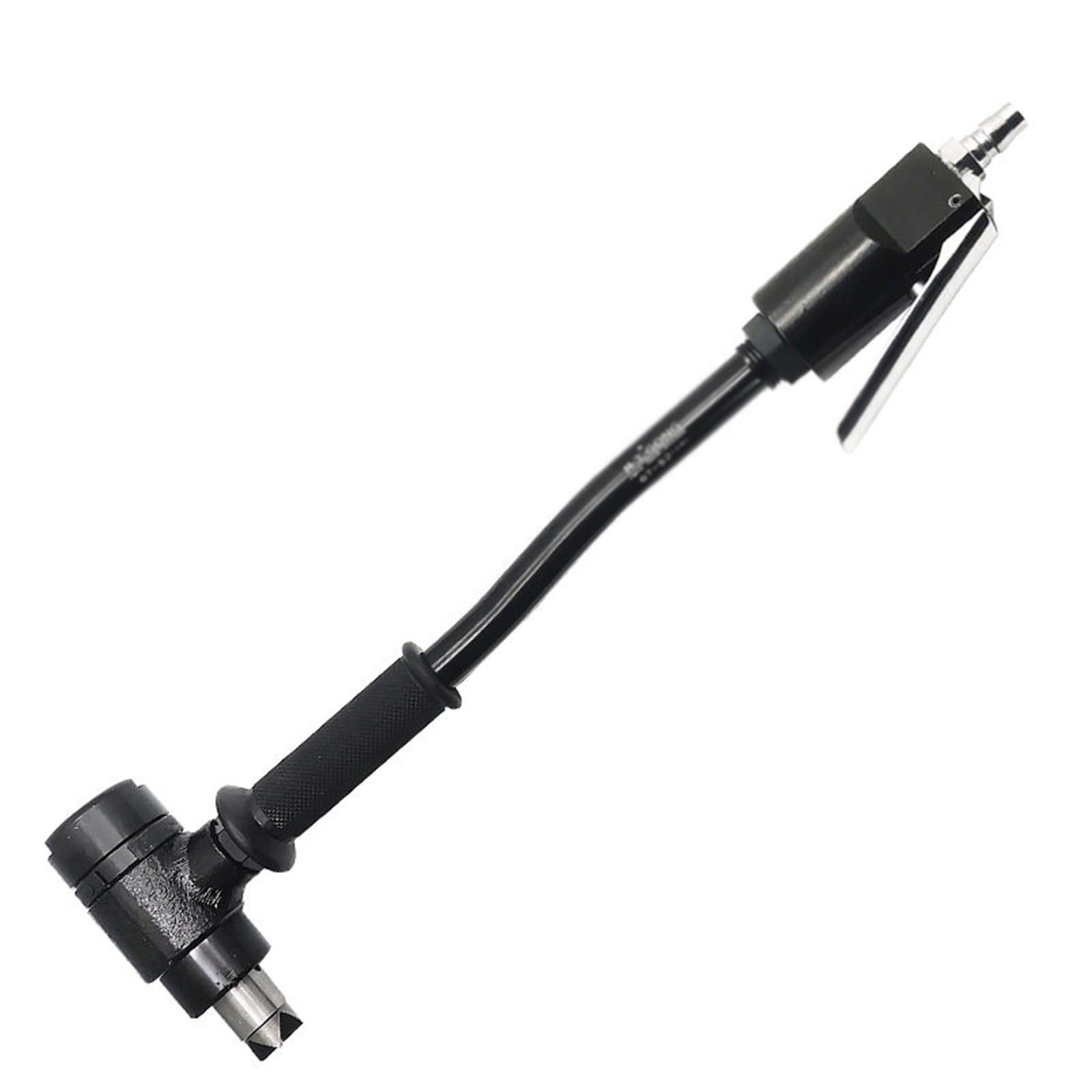 ZMJGLL Industrial Pneumatic Scaling Hammer,Rust&Paint Removal Tools,Reciprocating,Number Of Hits 3900 Times/min,Diameter Of Hammerhead 2.4cm,for Welding Slag,Coatings (A)