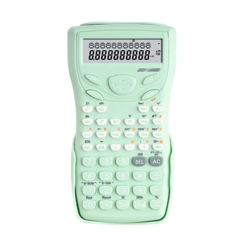 JFDBGU Calcolatrice Scientifica Portatile Strumento di Test Multifunzione Widescreen A 12 Bit Calcolatrice di Funzioni for Studenti