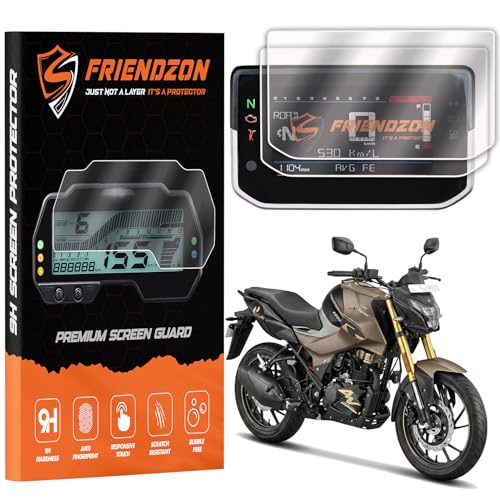 Image of Screen Guard For Hero Xtreme 160R 4V [2025] Combat | Anti-Bubble | Scratch Resistant | HD Clear | Anti-Fingerprint | TFT Instrument Display Protector [Not Tempered Glass] (Pack of 2)