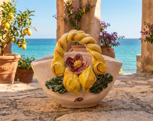 Sac en céramique sicilienne de Caltagirone idée cadeau originale - 2
