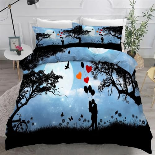 Ensemble de bedding de qualité supérieure avec housse de couette microfibre douce
