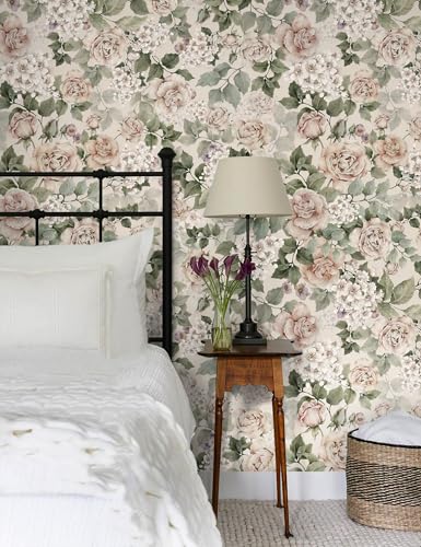 CiCiwind Peel and Stick Wallpaper Vintage Floral Contact Paper Farmhouse Flower Removable Self Adhesive Retro Rustic Wall Paper for Bedroom Bathroom Cabinets 17.3" × 78.7" CiCiwind Peel and Stick Wallpaper Vintage Floral Contact Paper Farmhouse Flower Removable Self Adhesive Retro Rustic Wall Paper for Bedroom Bathroom Cabinets 17.3" × 78.7"