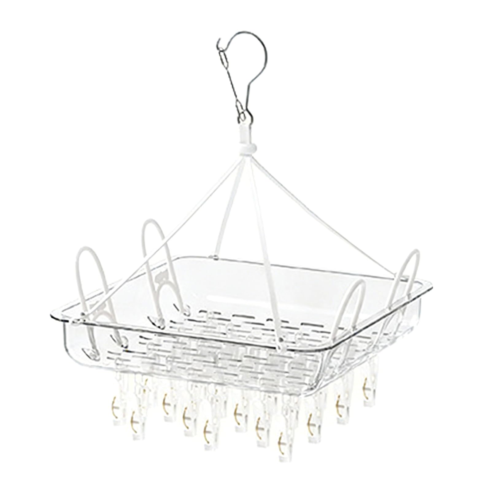 Pinces à linge pour petits espaces étendoir compact anti-chute résistant vent