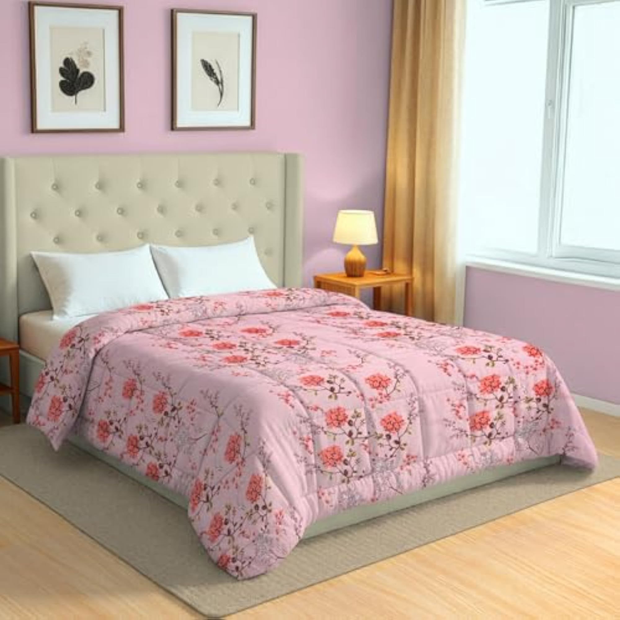Double Bed Pure Cotton Dohar for All Seasons, Lightweight
