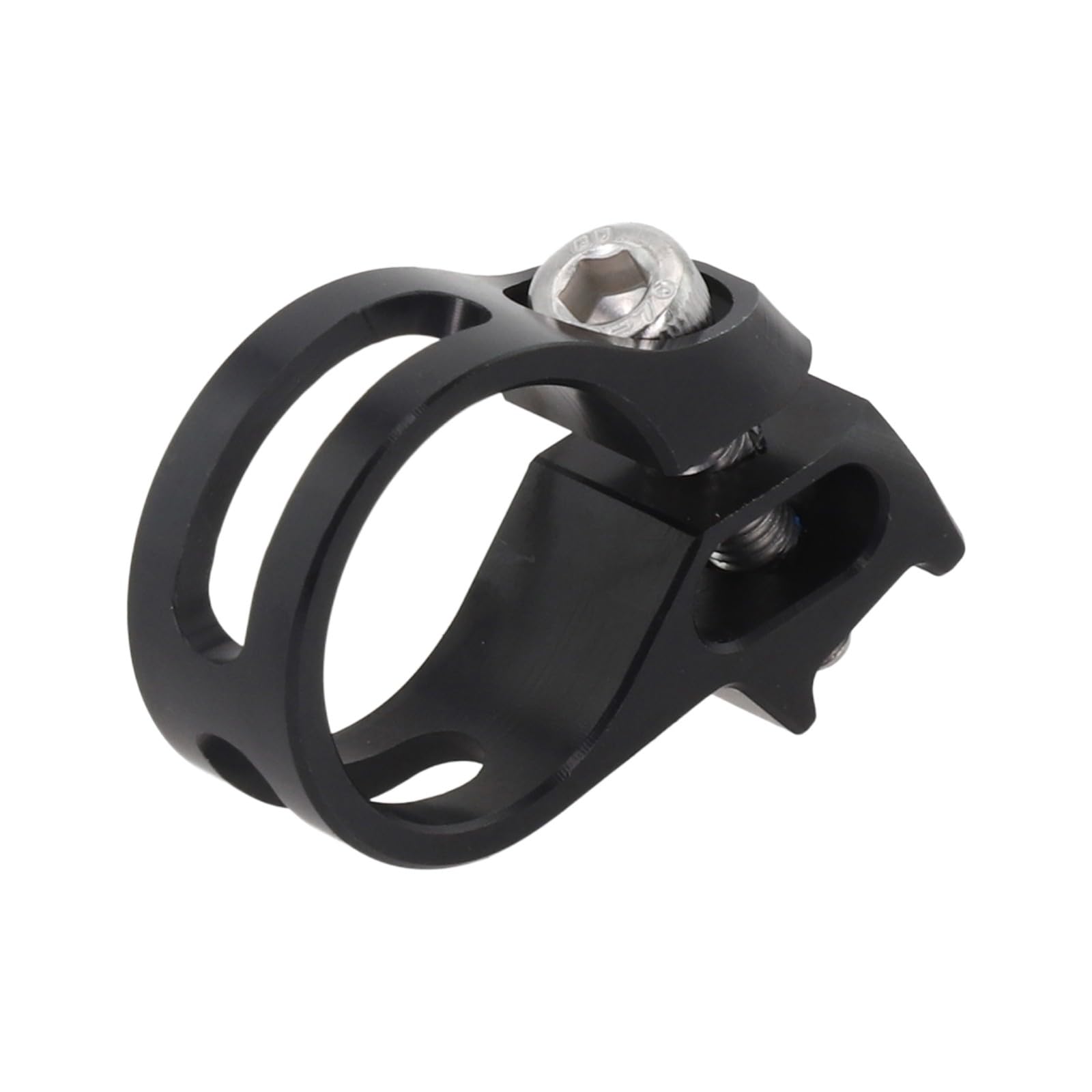 BildeeMait Aluminum Alloy Shifter Clamp for Ring for X7 X9 for XO XX XO1 for XX1, for CNC Thumb Gear Mount MTB Folding Bikes Black