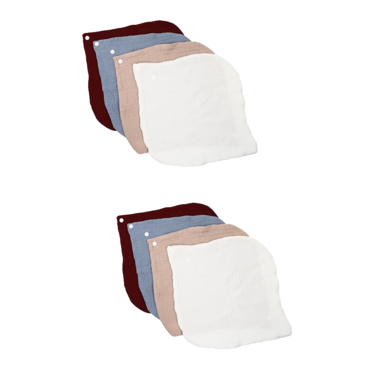 UPKOCH 8 Pezzi Bavaglino Bavaglino Per Bambini Panni Per Ruttino Per Bambini Cotone Saliva Panni Per Rutto In Cotone Per Bava