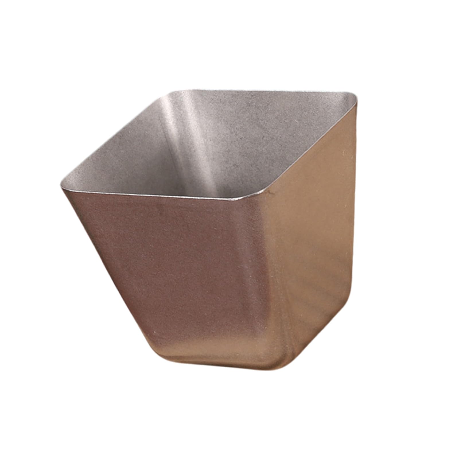PANGBOER Styles Square Stainless Steel Dishes Elegant Retro Design Serving Dishes for Snacks Fruits and Party Serving Retro Rustless Square Tray