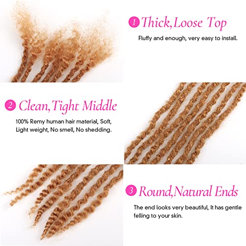 Orientdreads Textured Locs 8-30Inch 0.4 0.6 And 0.8 Thickness Options 100% Real Human Hair Dreadlock Extensions For Man/Women Full Head Handmade Permanent Loc Extensions Bundles Can Be Dyed Bleached Curled And Twisted (10In 0.6Cm (20 Strands), #27) #TOP5