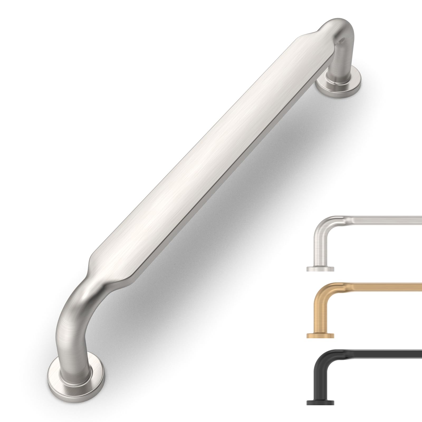 10 Pack Brushed Satin Nickel Cabinet Pulls 5 Inch Kitchen Cabinet Handles Cabinet Hardware Kitchen Handles for Cabinets Cupboard Handles Nickel Dresser Pulls Drawer Handle