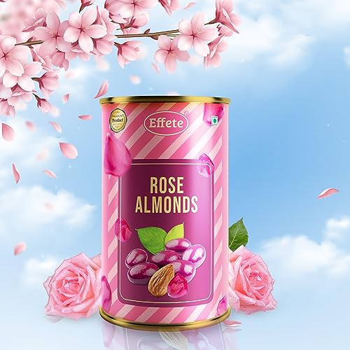 Image of Effete Chocolate Rose Almonds, Premium Chocolate, chocolates gift pack, chocolate box, chocolates gift hemper, Assorted Dryfruits chocolates packet, Almonds Chocolate
