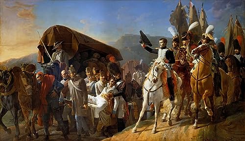 Peinture sur toile Napoléon Debret 60x90cm pour habiller un mur vide