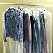 Juvale Clear Plastic Garment Bag - Dress Bags for Gowns & Dry Cleaner Covers - Hanging Clothes Organizer & Clothes Storage - 21 x 72 in, Pack of 50