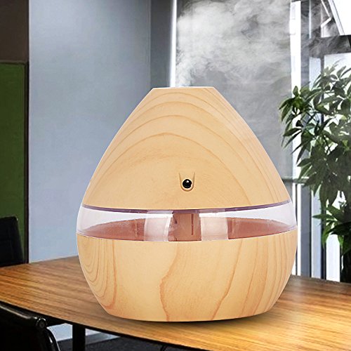 Bazahy 2020 Humidifier with Essential Oil Diffuser LED Ultrasonic Aroma Aromatherapy Humidifier