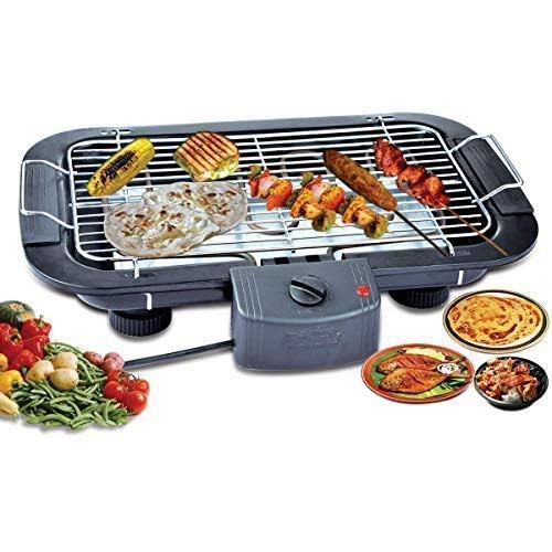 GLIVE (LABEL) Portable Charcoal Barbecue Grill, Foldable Suitable for Outdoor Camping BBQ, Beach Barbecue, Smoker Grill (Electric)
