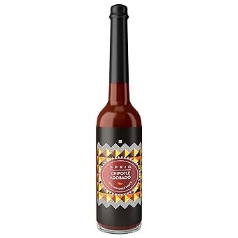 Sprig Chipotle Adobado Mexican Chilli Sauce, 120g | Smoked Chipotle Chilies | Pineapple Infused | Vegan, Gluten-Free & Paleo-Friendly | Ideal for Tacos, Pizzas & Dips - image, photos