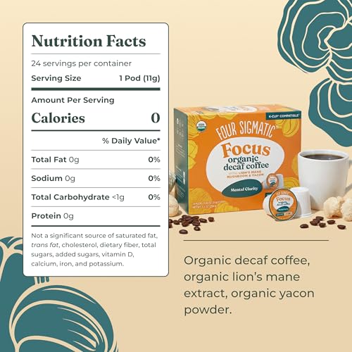 Four Sigmatic Decaf Mushroom Coffee K-Cups