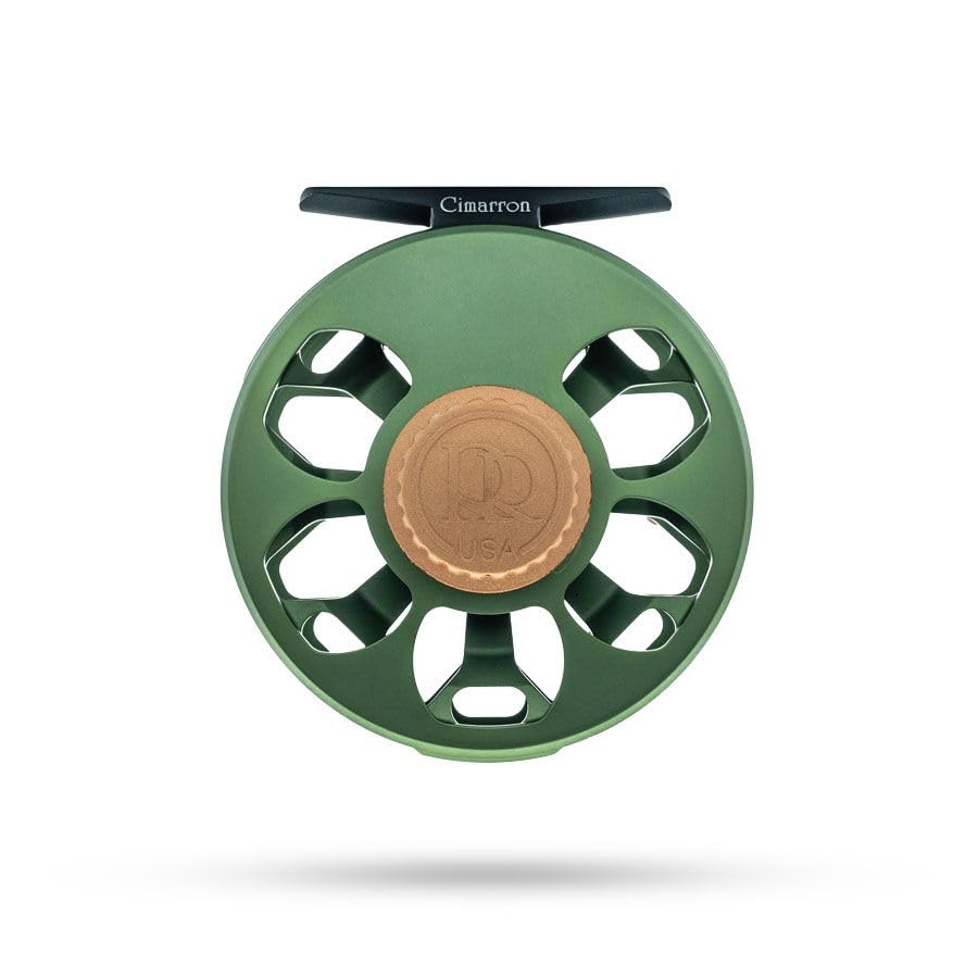 Ross Cimarron Fly Reel - Matte Olive 5/6WT - Made in USA