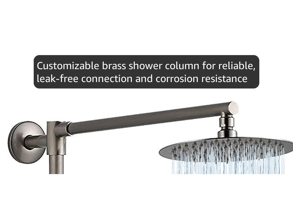 Fennocasa Polaris 1 Rain Shower System, includes 8” Rainfall