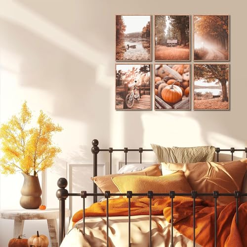 6pcs-Canvas-Wall-Art-Nature-Fall-Leaf-Tree-Poster-Print-Vintage-Farmhouse-Wall-Decor-for-Seasonal-Home-Gallery-Living-Room-Bedroom-Decoration-Unframed 6pcs Canvas Wall Art Nature Fall Leaf Tree Poster Print Vintage Farmhouse Wall Decor for Seasonal Home Gallery Living Room Bedroom Decoration Unframed