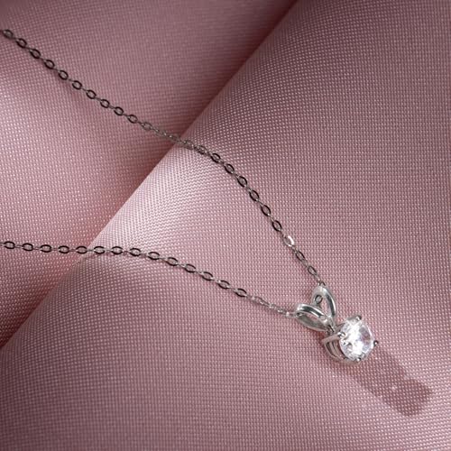 Amazon Essentials IGI Certified Solitaire Lab Grown Diamond Pendant Necklace in 14k Gold 16 Chain with 2 Extender - image 3