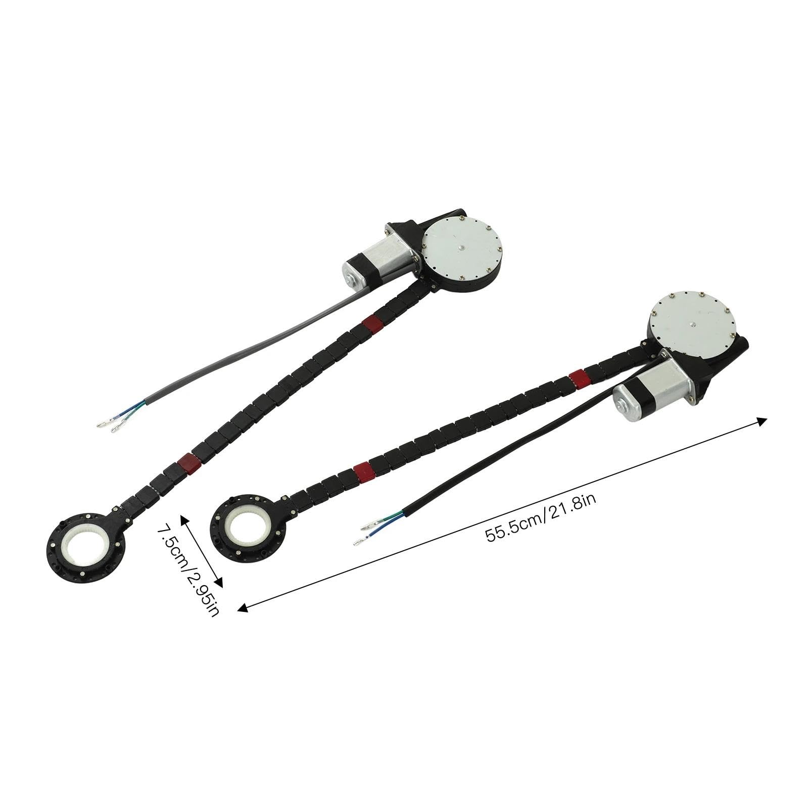 Elevalunas Eléctrico Coche Regulador Ventana Kit De Conversión Regulador Elevalunas Eléctrico Universal De 12V con Arnés Potencia para 2 Puertas Camionetas Furgonetas Y SUV(A)