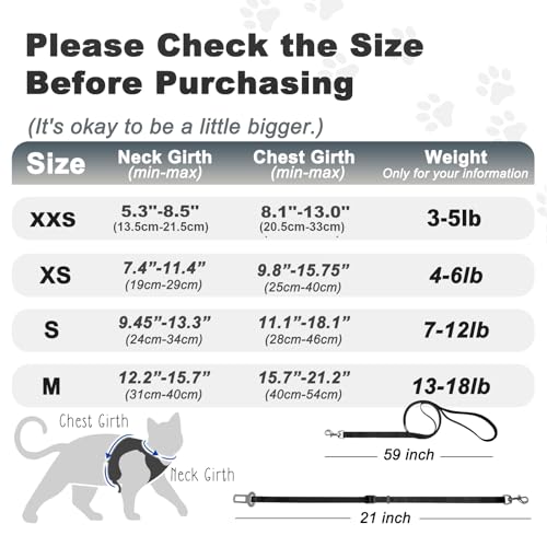 Cat Harness and Leash for Walking, Three in One Adjustable Breathable Harness for Cats, Easy to Control Reflective Escape Proof, Cat Products, Orange, S - Image 4