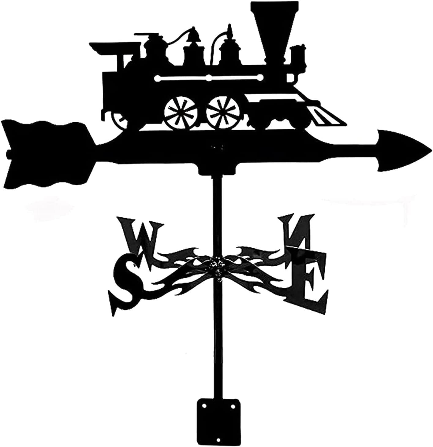 Weather Vane Stainless Steel Weathervane for Garden Retro Sailboats Warships Pirate Ships Weathercock Creative Garden Stake