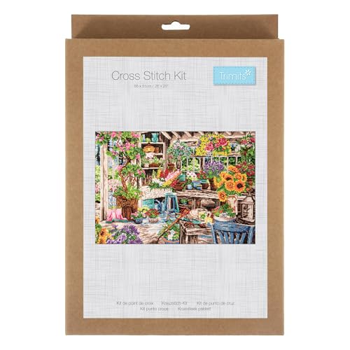 Trimits Large Cross Stitch Kits, Counted Embroidery Needlework for Adults Beginners Kids Christmas Gifts Wall Art - Image 2